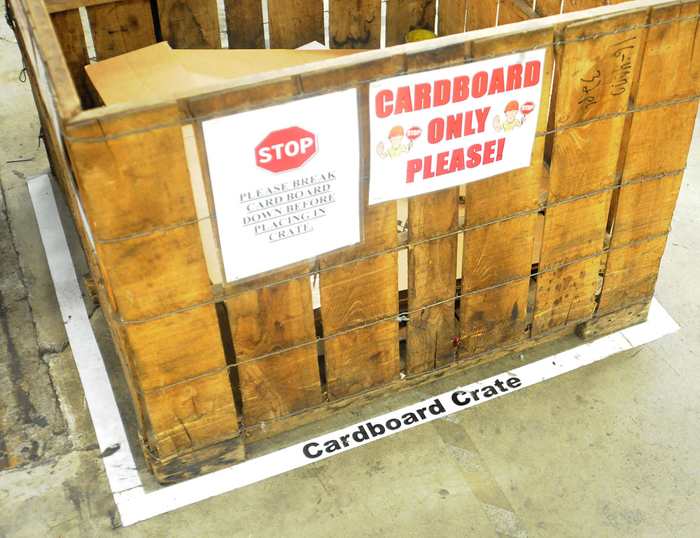 VIBCO Visual Floor Cardboard Crate