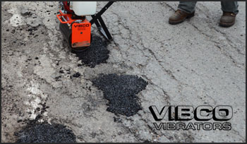 a fixed pothole vibco gr1600 vibratory roller compactor