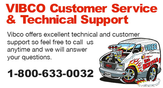 Vibco customer support