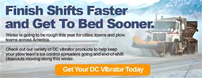 vibco vibrators 12 volt and 24 volt dc truck and salt spreader vibrator header image
