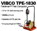 vibco vibrators tpe 1830 patchman plate compactor