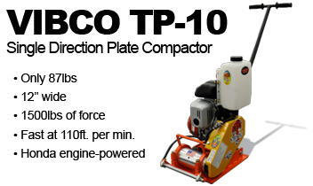 vibco vibrators tp 10 single direction plate compactor featured image