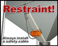 Always use a safety cable