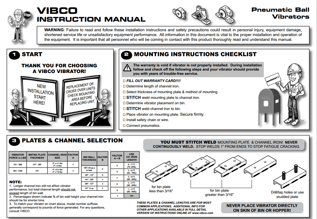 vibco ball service manual exerpt