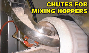 Chutes for mixing Hoppers