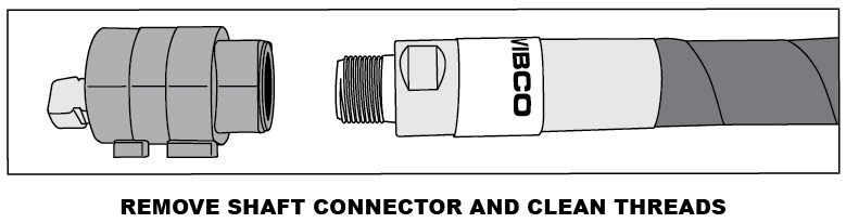 remove-connector internal vibrator repair